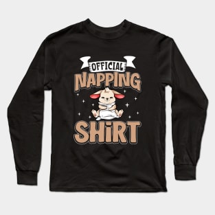 Bunny - Official Napping Long Sleeve T-Shirt